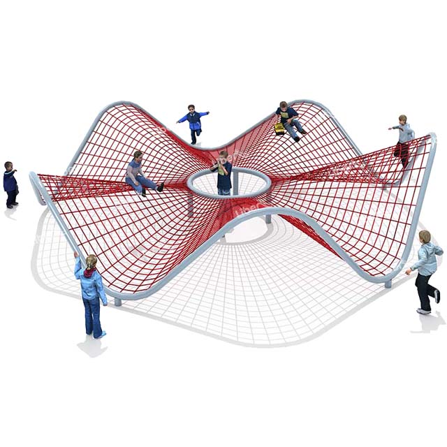 GS Approved Outdoor Park Rope Climbing Structure for Sale