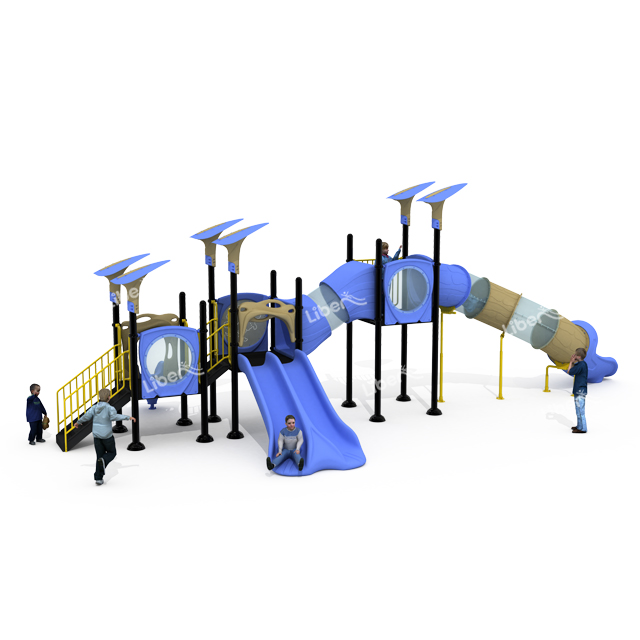Theme Park Kids Climbing Outdoor Playground Slide