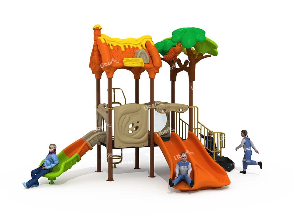 Kids Plastic Slide of Little Doctor Theme Outdoor Playground Supplier