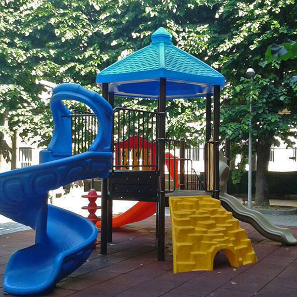 What are the floors of outdoor children's playgrounds?